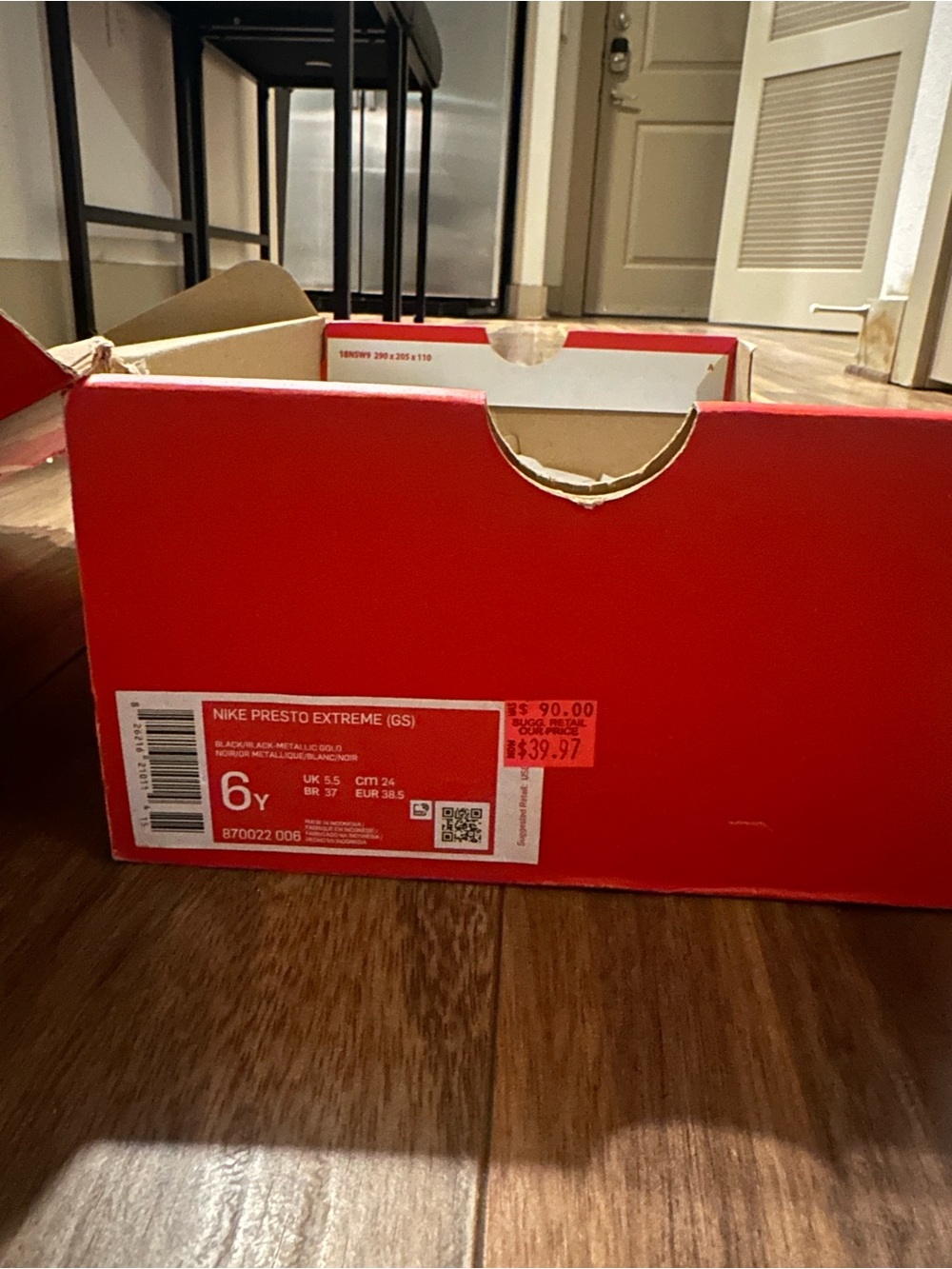 Nike Black Presto Extreme - Picture 6 of 6